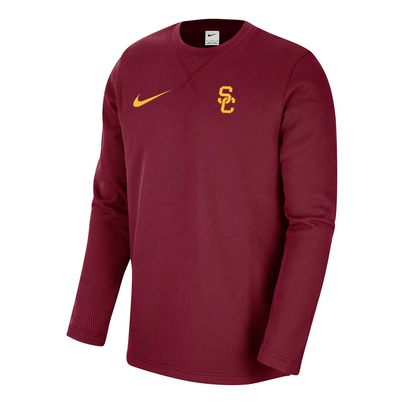 USC Trojans Men's Nike Cardinal SC Interlock Dri-FIT Crew Neck Top